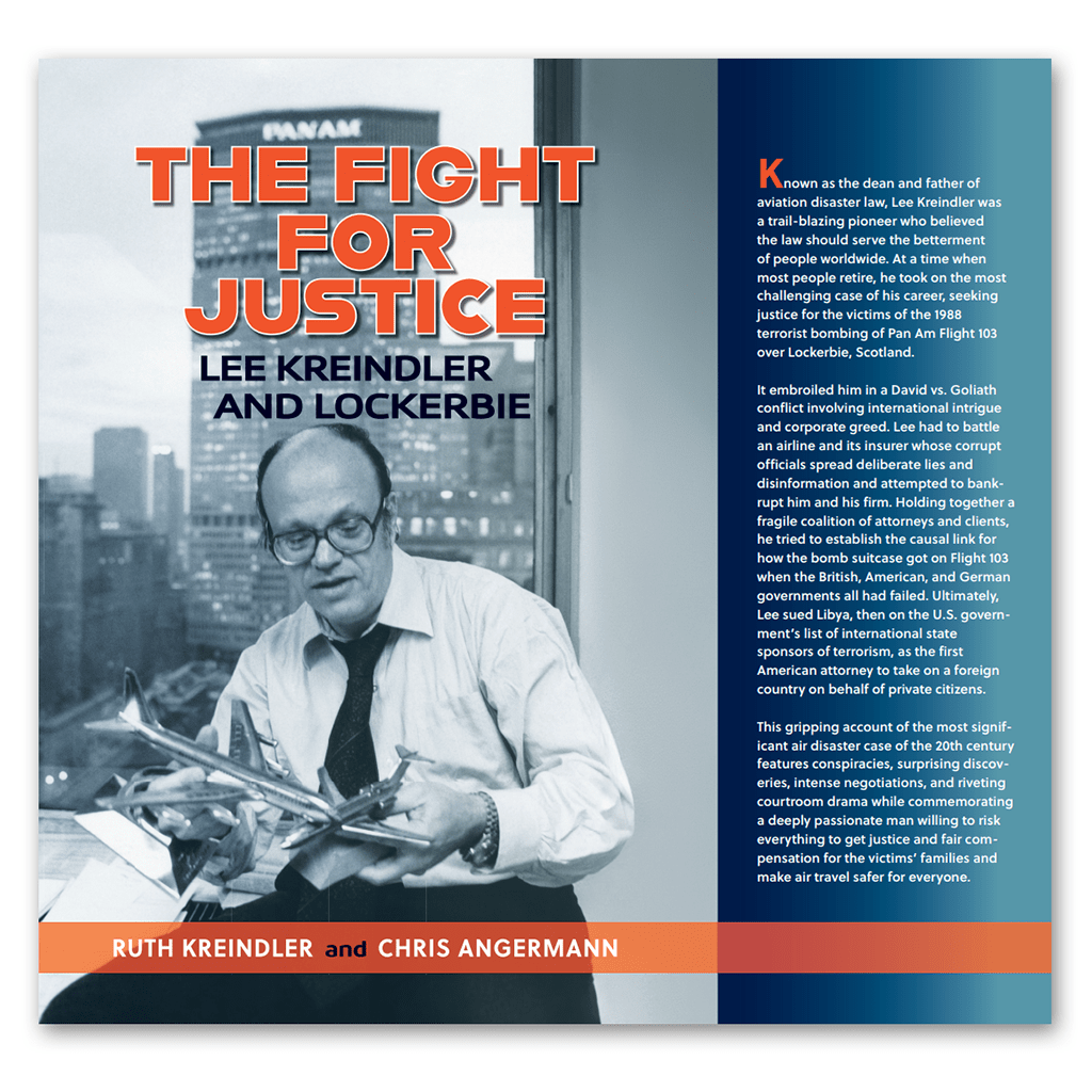 The Fight For Justice Book THE FIGHT FOR JUSTICE Lee Kreindler and Lockerbie