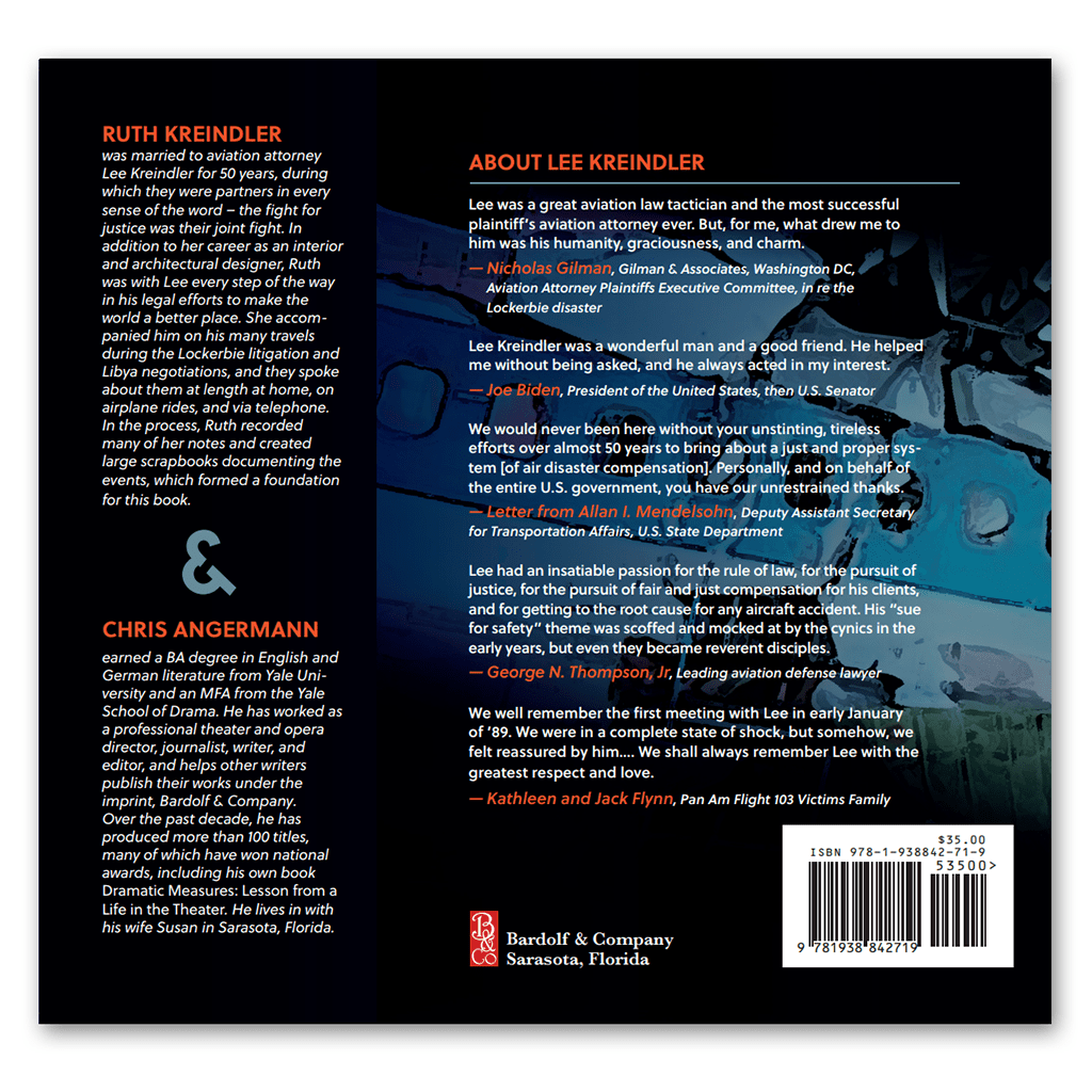 The Fight For Justice Book THE FIGHT FOR JUSTICE Lee Kreindler and Lockerbie